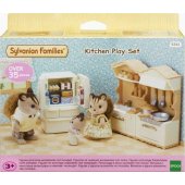 Epoch Figure Sylvanian Families Country kitchen with refrigerator
