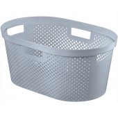 Basket Infinity Recycled Grey 40L 59x39x27cm