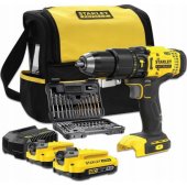 „Stanley SFMCD711DSA“ 18 voltų gręžtuvas-suktuvas, 2 x 2 Ah akumuliatoriai