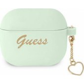 Silikoninis „Charm Heart Collection“ dėklas AirPods 3, žalias