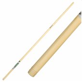 Big srieginis medinis lakuotas šluotos kotas 150cm