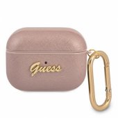 Saffiano Script Metal Collection AirPods Pro cover pink