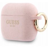 Silicone Glitter Ring for AirPods Pro 3 Pink