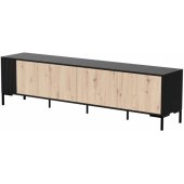 MERCI 200x40x54cm Black/ Oak Artisan