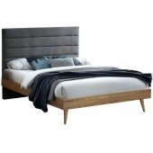ROMAN with mattress HARMONY DELUX 160x200cm Grey