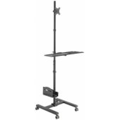 650171 17"-32" Single Monitor Mobile Workstation