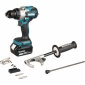 Makita cordless impact drill DHP492RTJ, 18V blue/ black, 2x Li-ion batt