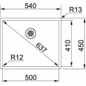 BXX 210/ 110-50 Stainless steel(127.0374.206)