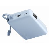 „67W išorinė baterija (integruotas laidas) 10000mAh“, ledų mėlyna