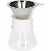 Glass Coffee Maker White