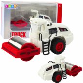 Road Roller Construction Metal Rotating Roller Lights Sounds
