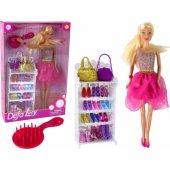 Lucy Doll, Pink Glitter Dress, Shoes Set