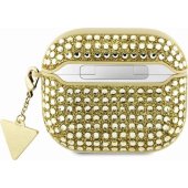 Rhinestone Triangle Charm Сover AirPods 3 Gold