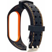 Xiaomi Mi Band 7 dirželis, juodai oranžinis