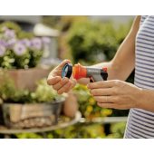 GARDENA miesto sodo balkono dušas, purškimo pistoletas (pilka / oranžinė)