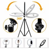 36cm LED Light Ring 13W with Smartphone holder + remote