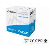 S/ FTP kabelis Cat5e 305m pilkas