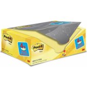 3M Bloczek samop. POST-IT® (655CY-VP20), 127x76mm, (20+4)x100 kart., ż