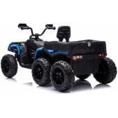Quad ATV 6 Wheels With Trailer JC606 24V 4x4 Blue