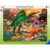 _6820905 Ravensburger rėminė dėlionė, 42 dalys, dinozauras