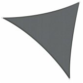 Garden Sun Sail Waterproof Triangle Gray 400x400 cm