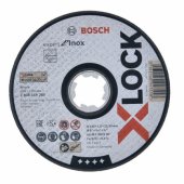 Bosch X-LOCK Expert pjovimo diskas nerūdijančiajam plienui, tiesus, 125 mm (125 x 1.6 x