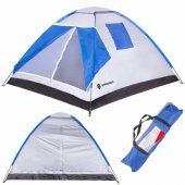 _7727475 4-person blue tourist tent with mosquito net Springos PT008