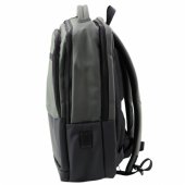 City Business kuprinė su USB jungtimi, nešiojamojo kompiuterio kišenė, juoda, pilka, 16L, 41cm