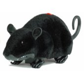 Big RC Mouse Toy Wheels Black - Make a Prank