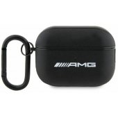 Leather White Logo Case for AirPods Pro 2 Black