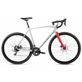 Gravel bike Aspre1 2025 XL silver-red