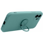 Silicone Ring Case with Stand iPhone 17 Pro Green