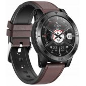 Voyager Black + Brown Strap