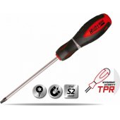 Dedra Torx T8x80mm screwdriver, S2 steel, 3-material handle