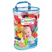 Clemmy Colorful Set of 40 Soft Blocks Clementoni 17878