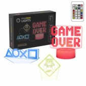 SNL123RGB LED lemputė, dekoratyvinis apšvietimas Game 3 RGB 3D