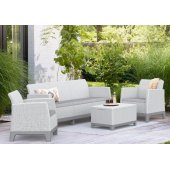 Scandi Forma 3 Seater Set Light Grey
