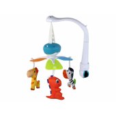 Battery-powered Crib Carousel Universal Clip Hangers Blue