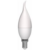 E14, C37, 6,5 W, 806 lm, 3000 K šilta balta
