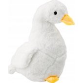 White Plush Goose Mascot Cuddly Plush Duck 30cm