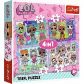 Trefl 4 viename dėlionė TREFL LOL KNOW YOUR DOLLY PUD