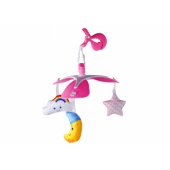 Crib Carousel Battery Operated Universal Clip Plush Pendants Pink