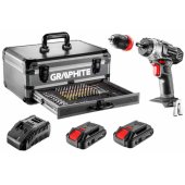 Akumuliatorinis gręžtuvas-suktuvas Graphite 58G022-PS15 18V