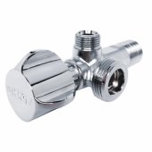 Combined angle valve 1/ 2"x3/ 4"x3/ 8" (UH13111)