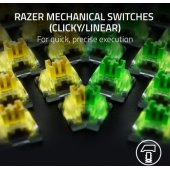 BlackWidow V4 Yellow Switch (US) juoda