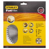 Stanley Piła tarczowa z węglikiem TCT/ HM FATMAX 160x20mm 48zębów (STA1