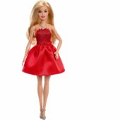 Barbie Ruby Red Barbie 80th Anniversary Party Fashion Doll in a Red Dr