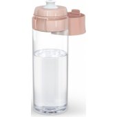 Vital butelis su 2 diskų filtru, pastelinė persikų spalva