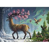 Ravensburger dėlionė The Deer as the Herald of Spring (1000 Piec