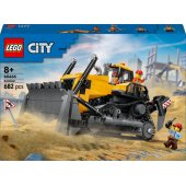 60466 Yellow Bulldozer with Front Loader
